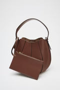 Elegante Beuteltasche Braun