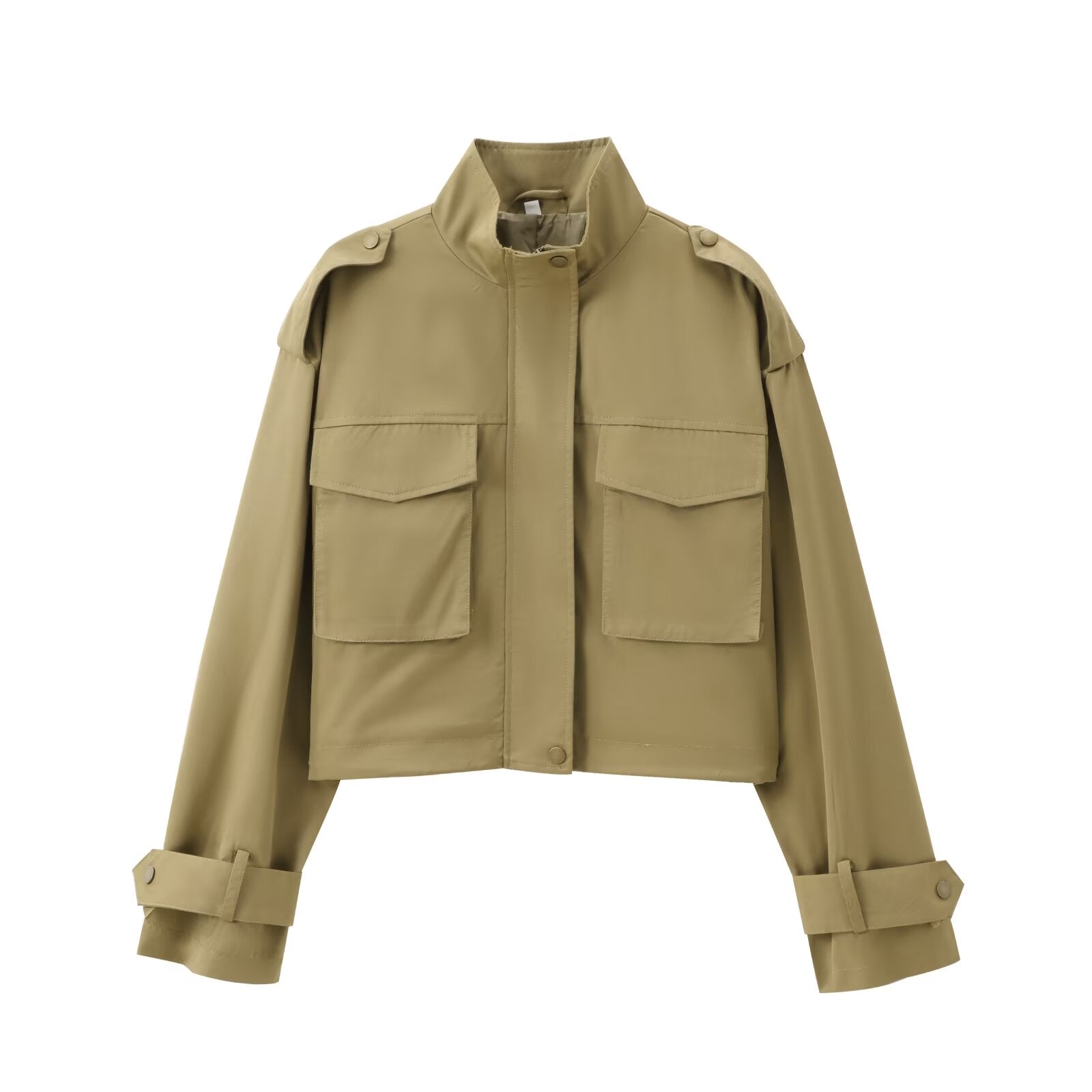 Damen Zweiteiler Set Khaki – Utility Jacke & Hose
