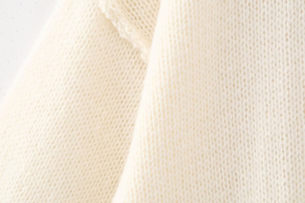 Oversize Strick-Cardigan mit Knöpfen