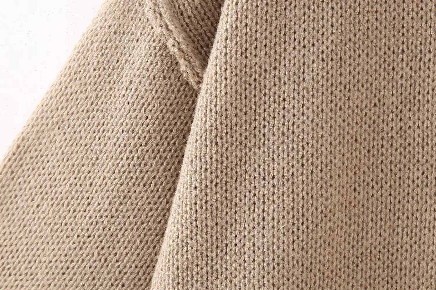 Oversize Strick-Cardigan mit Knöpfen