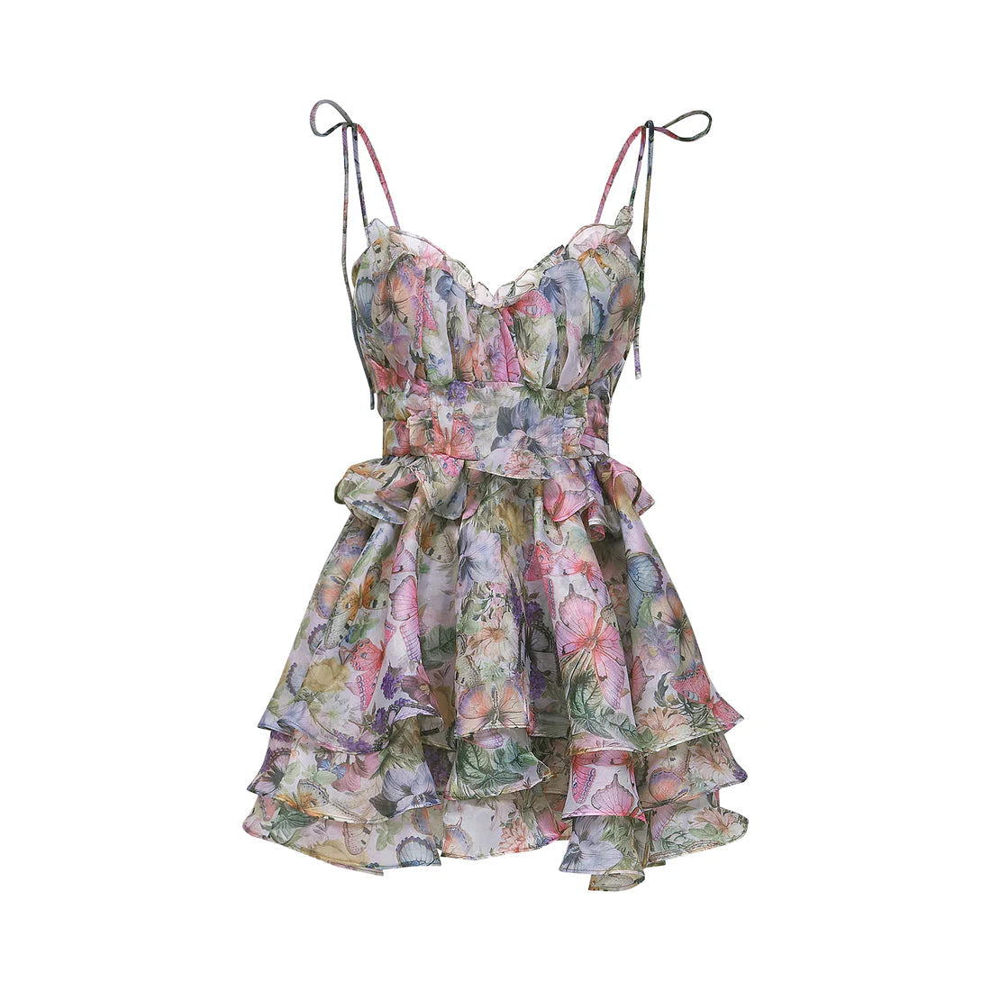 Verspieltes Kurzarm-Sommerkleid