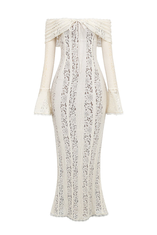 Dramatisches Maxikleid aus Spitze&nbsp;